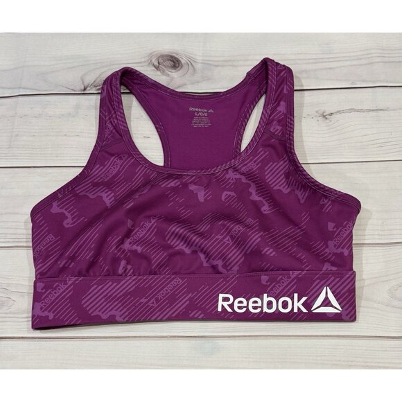 Reebok Workout Set Sportsbra & Leggings Activewear Size M Purple LIKE NEW!!! - Picture 10 of 14
